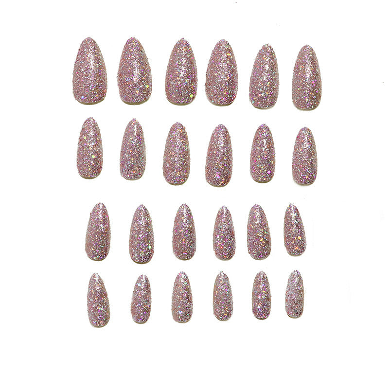 Glamorous Glitter Press-On Nail Set Kalsten