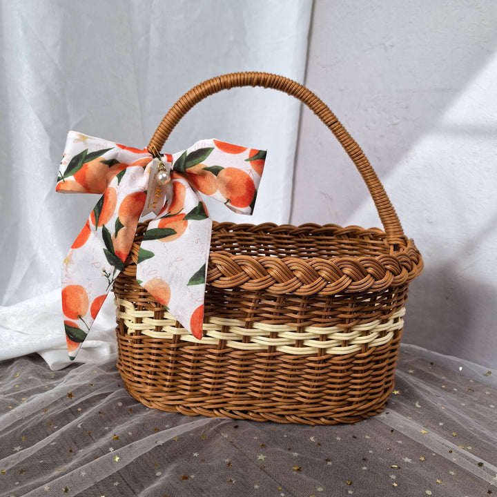 Women elegant handwoven shopping basket Kalsten