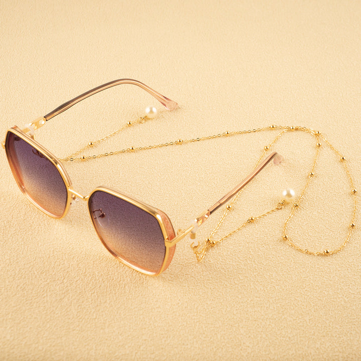 Elegant Pearl-Accent Eyewear Chain Kalsten