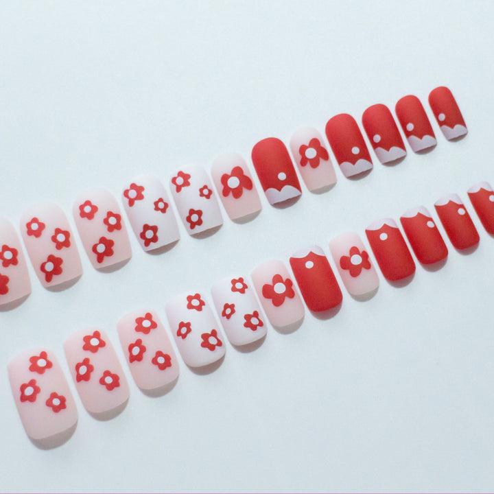Artistic Floral Nail Art Set