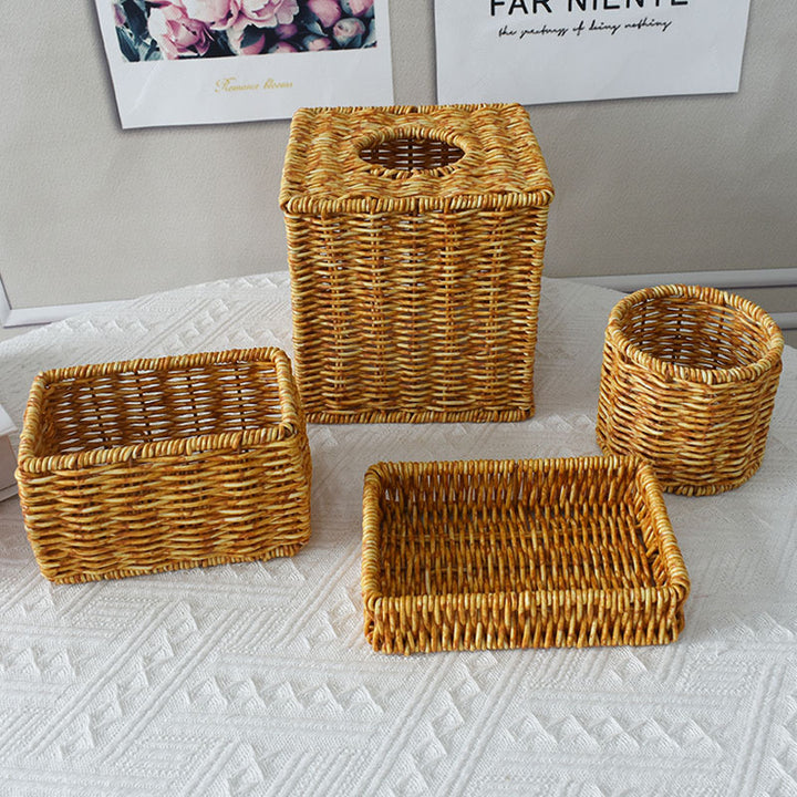 Woven Rectangular Storage Basket Kalsten