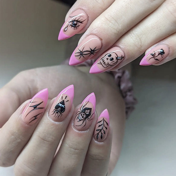 Halloween-Themed Articulated Press-On Nails Kalsten