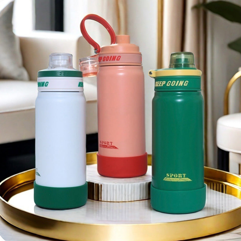 Insulated sports drinking bottle with leak-proof lid Kalsten