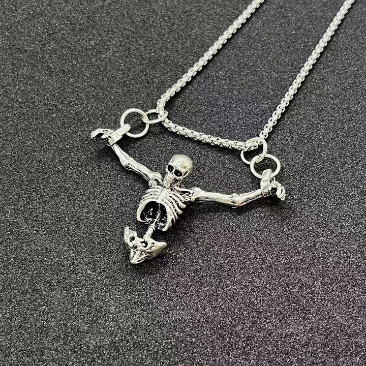 Skeleton Pendant Necklace Kalsten