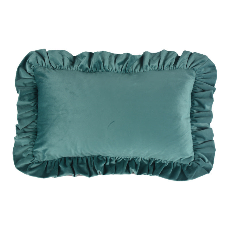 Luxury Ruffle Decorative Pillow