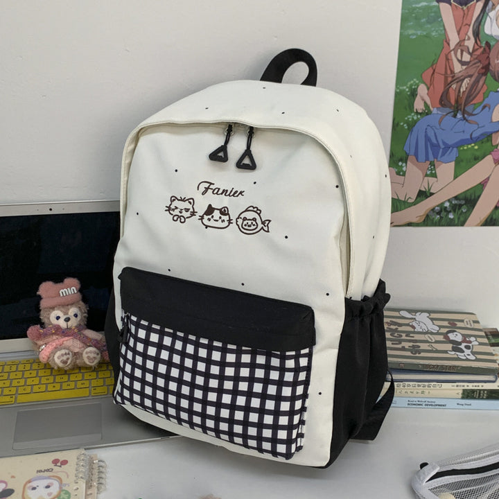 Cute Animal Embroidered Backpack Kalsten