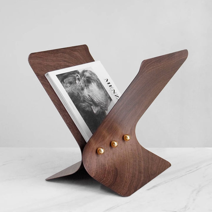 Modern Minimalist Wooden Magazine Holder