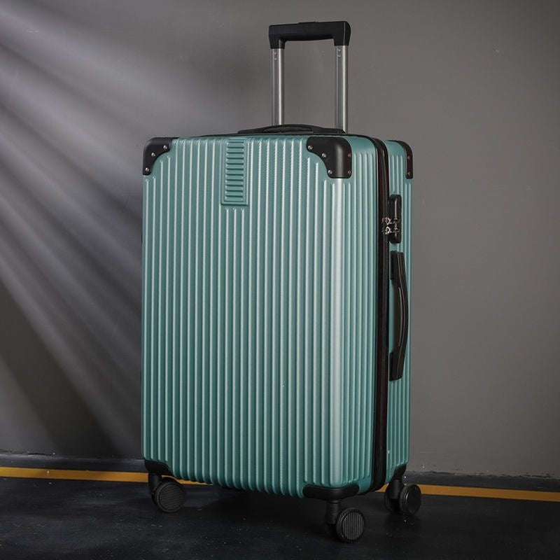 Hard shell suitcase with 360-degree wheel system and integrated safety feature Kalsten