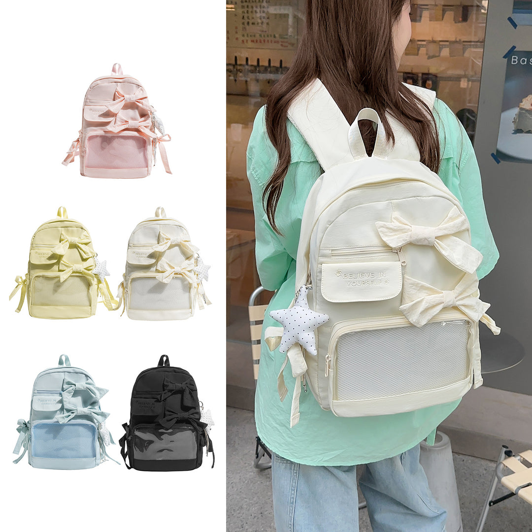 Decorative Bow Backpack Kalsten
