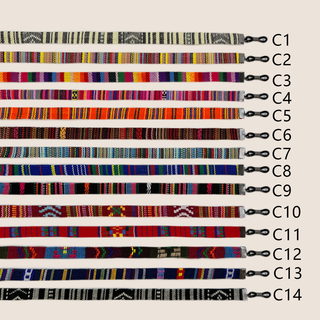 Patterned Eyewear Retainer Strap Kalsten