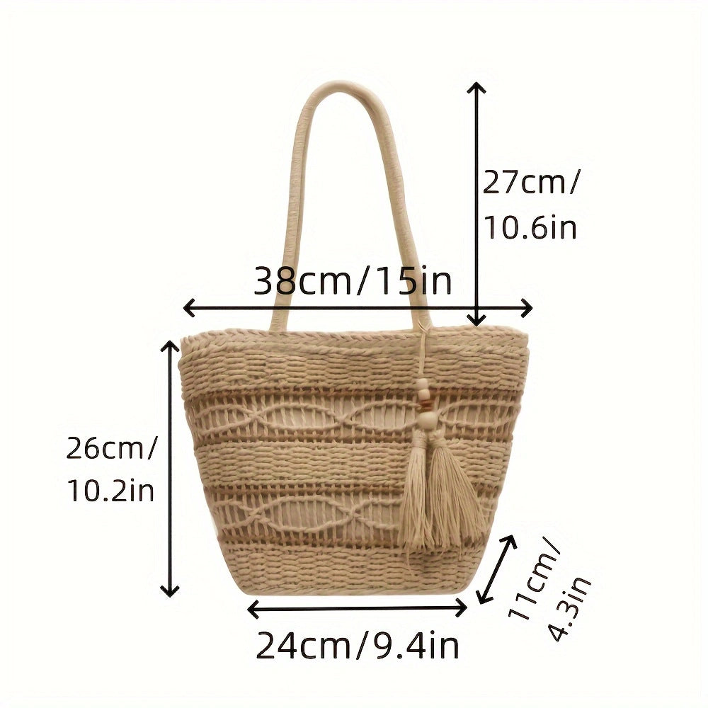 Braided leisure and shopping bag Kalsten