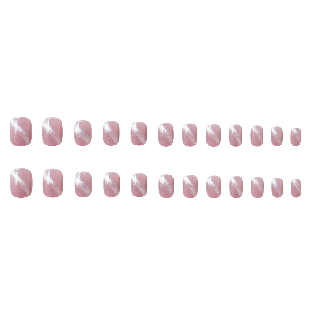 Sparkling Gel Press-On Nail Set Kalsten