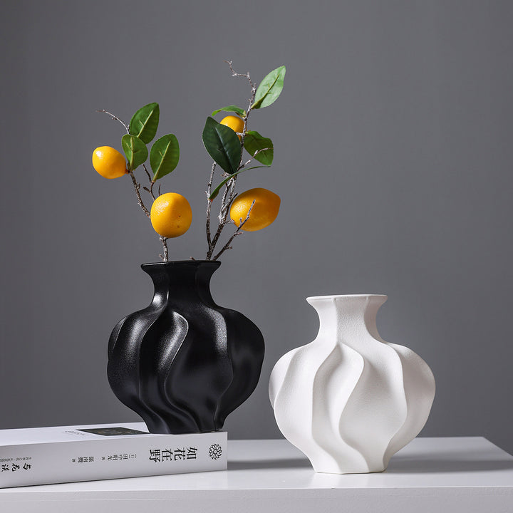 Textured Contemporary Ceramic Vase