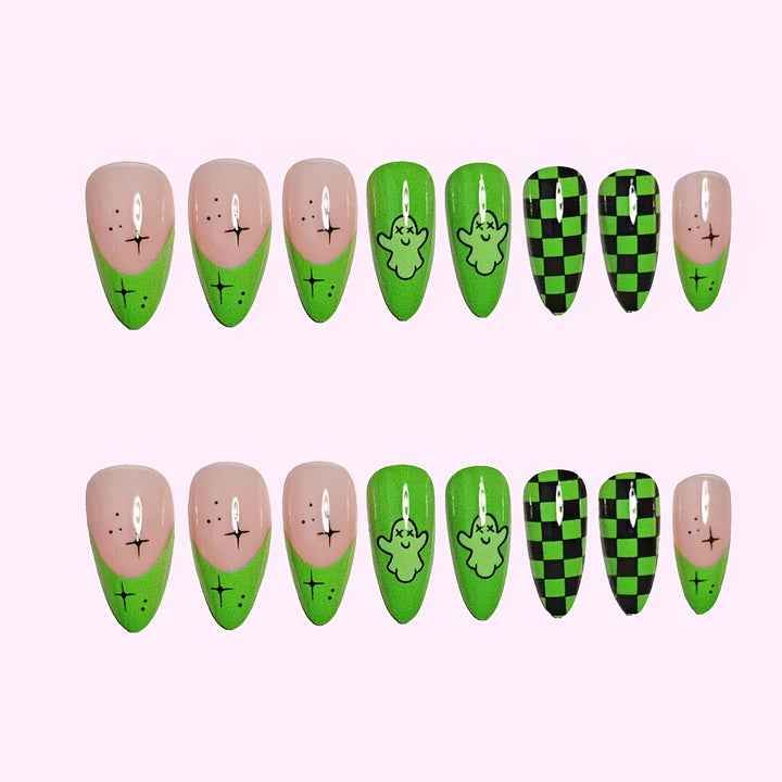 Spooky Ghost Nail Art