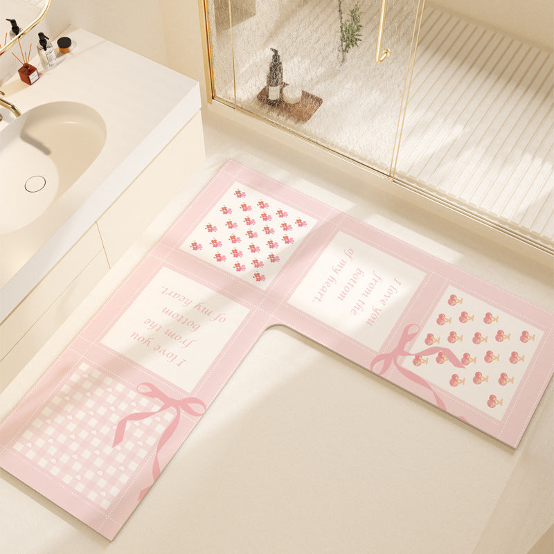 Non-Slip Colorful Bathroom Mat Kalsten