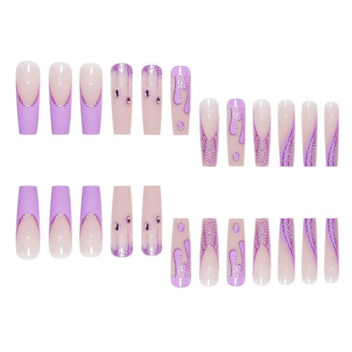 Glamorous Decorative Press-On Nail Extensions Kalsten