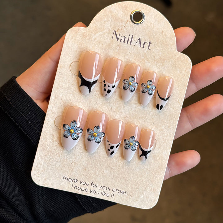 Floral-Themed Press-On Nail Design Collection Kalsten