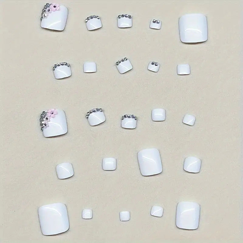 Decorative Rhinestone Pedicure Kalsten