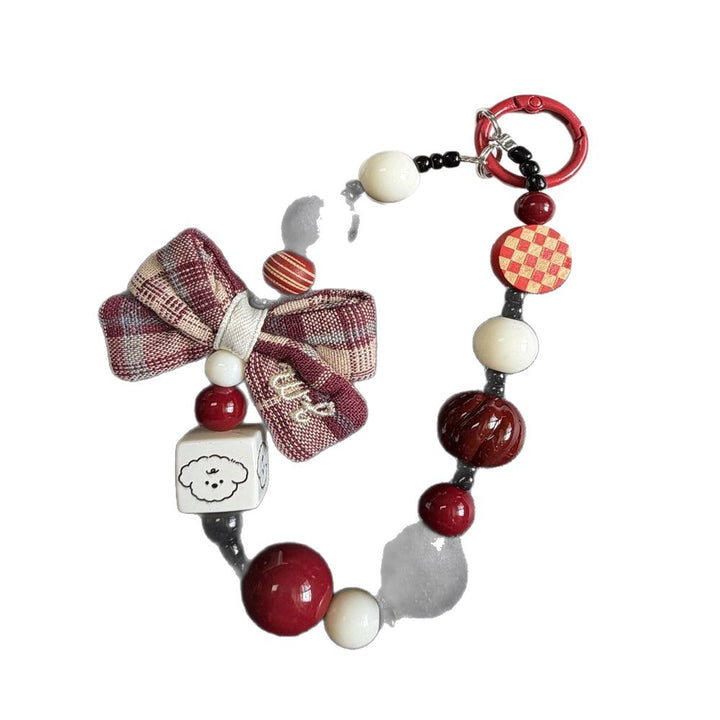 Decorative Beaded Charm Keychain Kalsten 1790135214