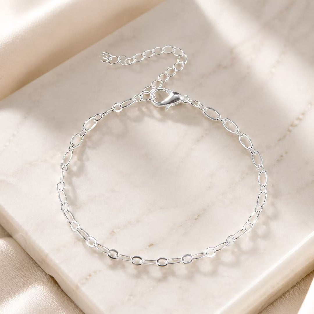 Elegant Silver Link Bracelet Kalsten