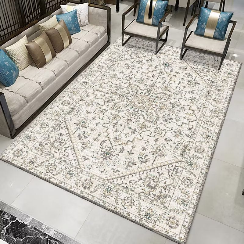 Luxurious Floral Pattern Area Rug
