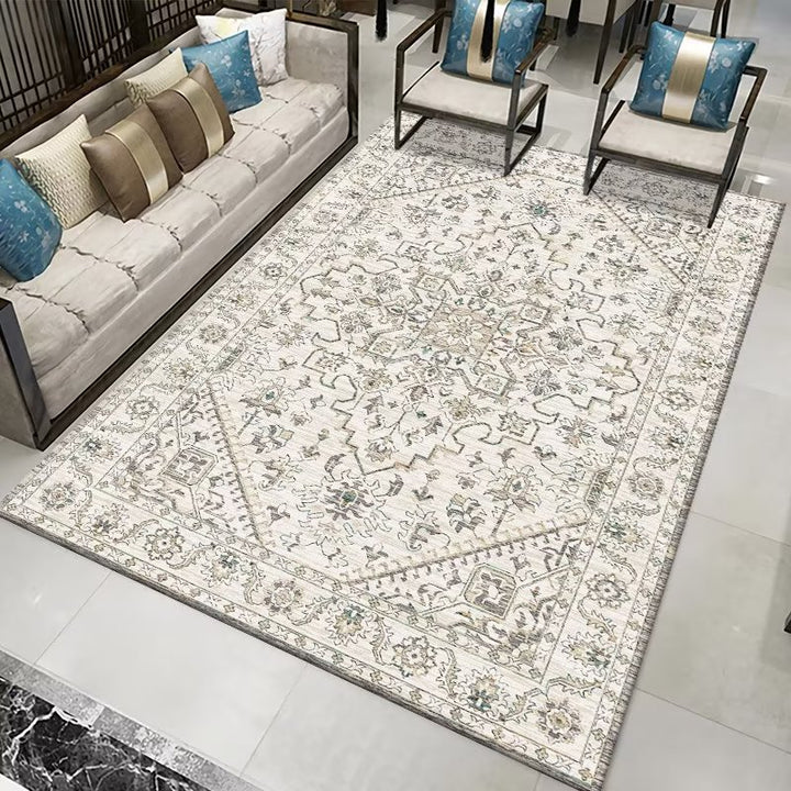 Luxurious Floral Pattern Area Rug
