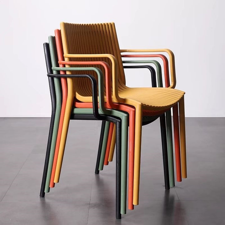 Contemporary Slatted Dining Chair Kalsten