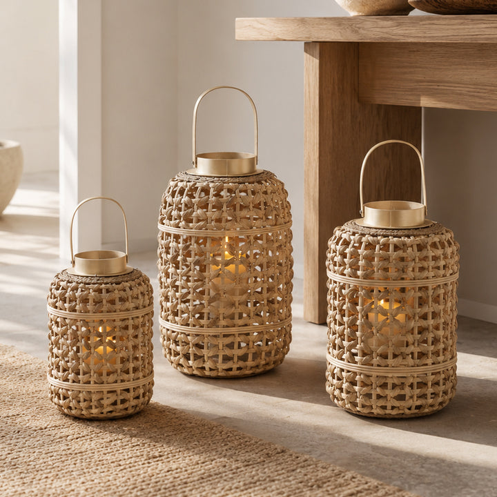 Decorative Rattan Lantern Kalsten