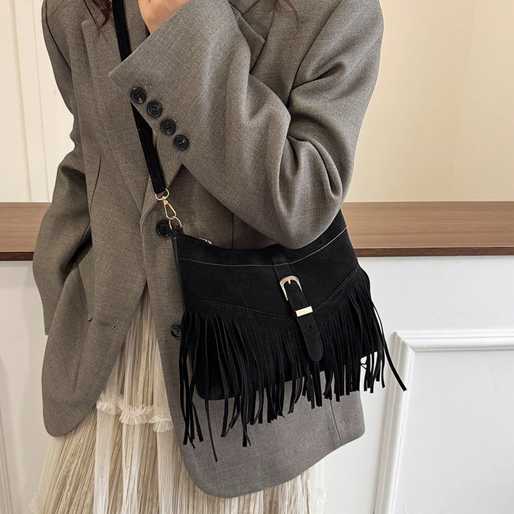 WoSuede Fringe Crossbody Bag Kalsten