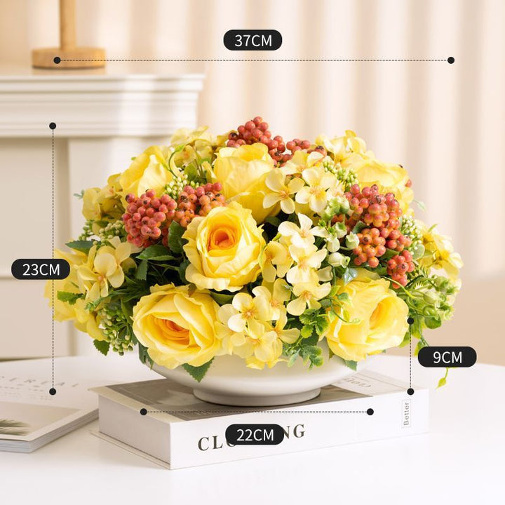 Lifelike Decorative Floral Centerpiece
