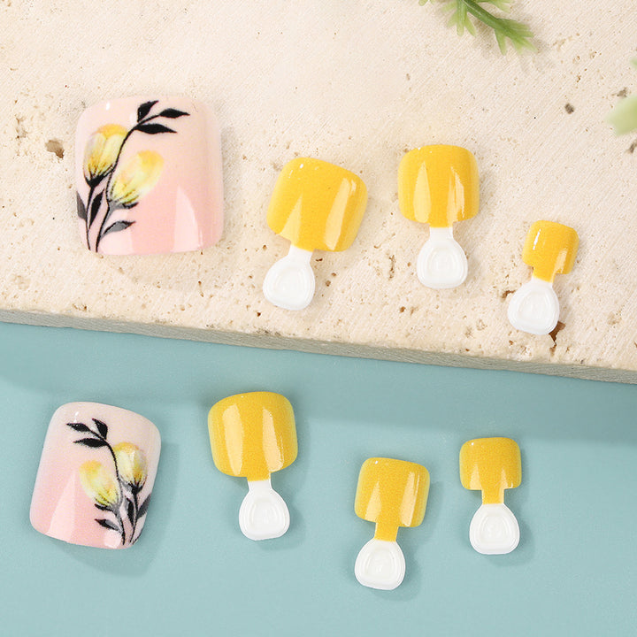 Artificial nails in floral design with accessories Kalsten