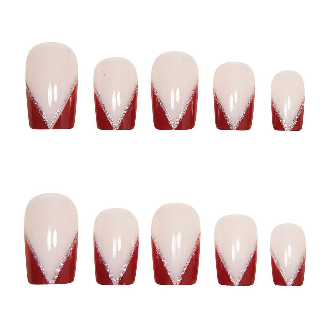 Decorative Stiletto Press-On Nail Art Set Kalsten