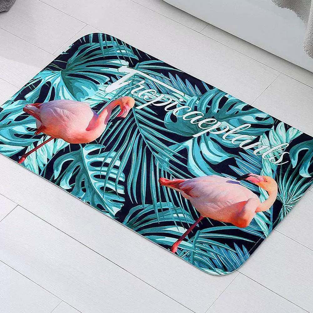 Stylish Motivational Quote Bath Mat