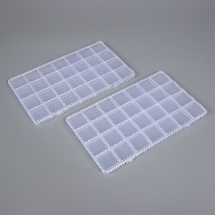 Clear Multi-Section Craft Supply Storage Case Kalsten