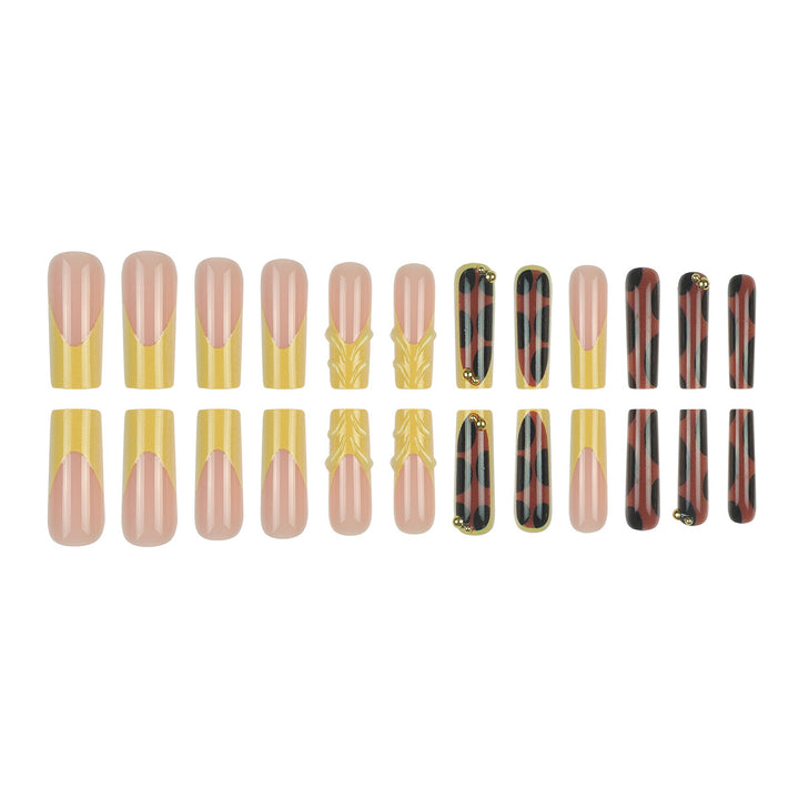 Premium Ornate Stiletto Press-On Nails Kalsten