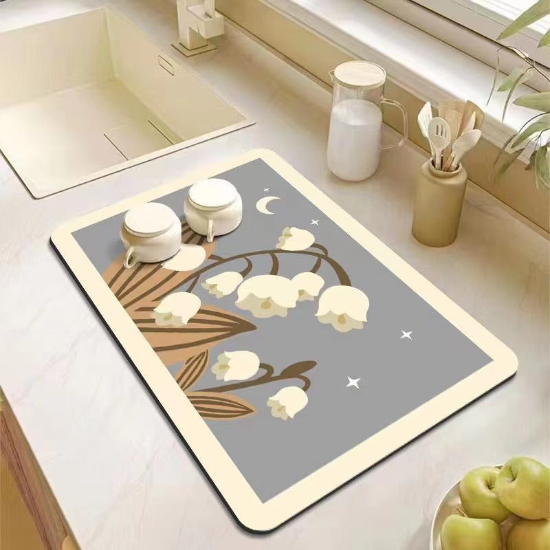 Decorative Kitchen Floor Mat Kalsten