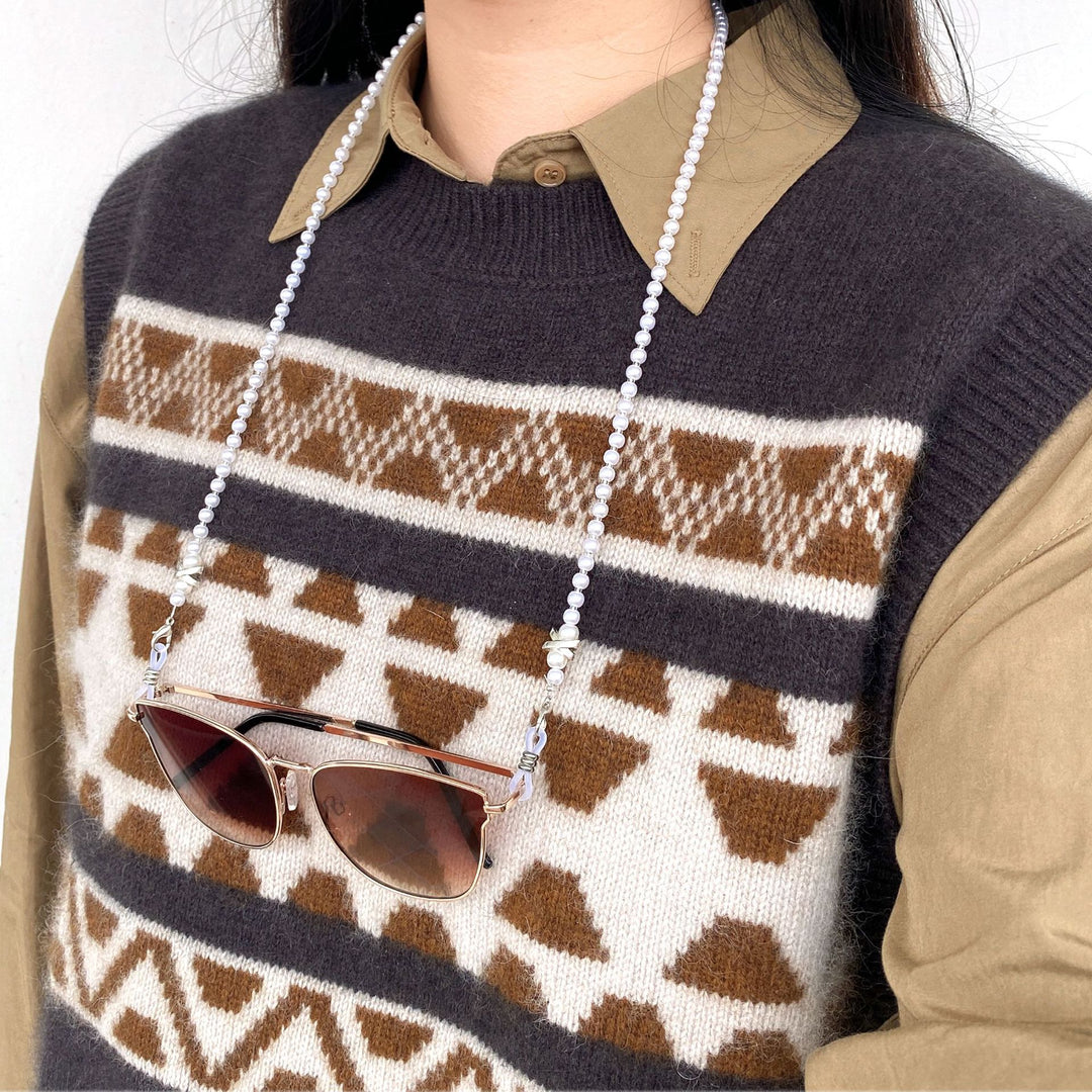 Elegant Pearl Beaded Eyewear Chain Kalsten
