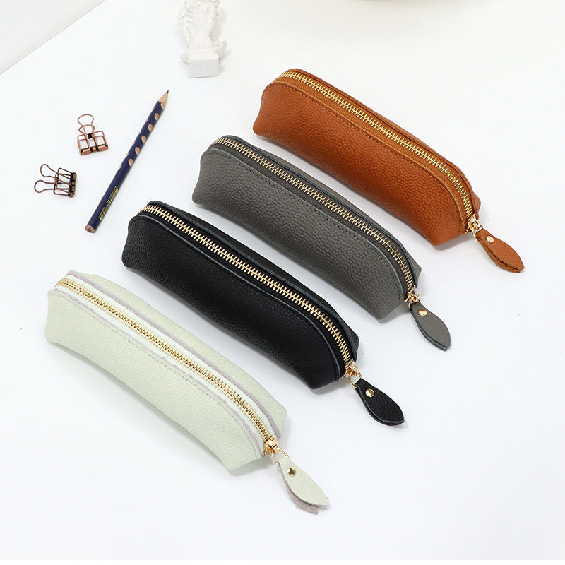 Sleek Leather Pencil Case Kalsten