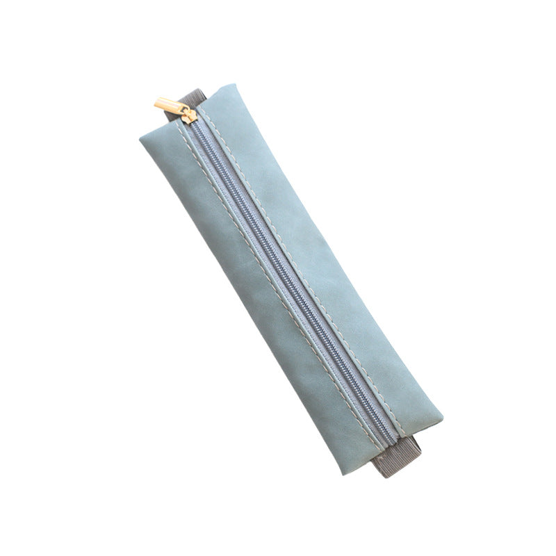 Long Leather Pencil Pouch