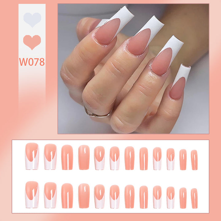 Elegant Natural Fake Nails Kalsten