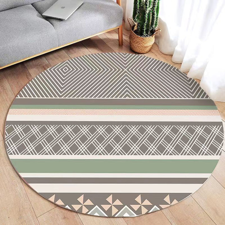 Bohemian Geometric Pattern Area Rug Kalsten