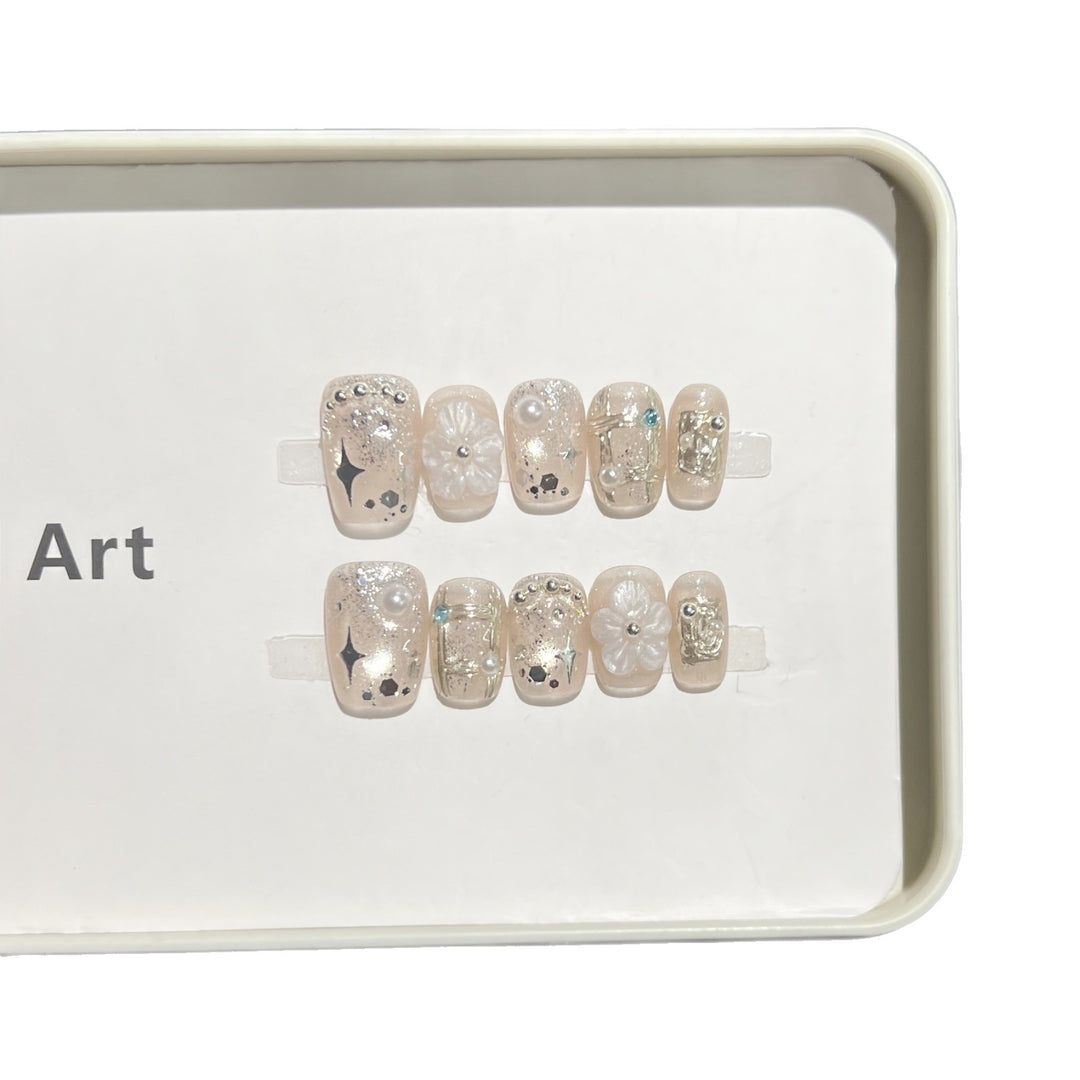 Decorative Acrylic Press-On Nail Art Set Kalsten