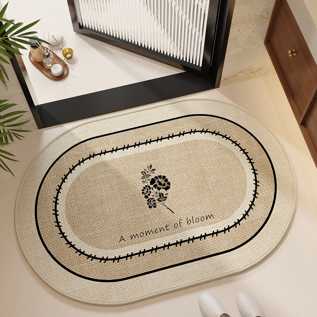 Artistic Nature-Inspired Area Rug for Home Decor