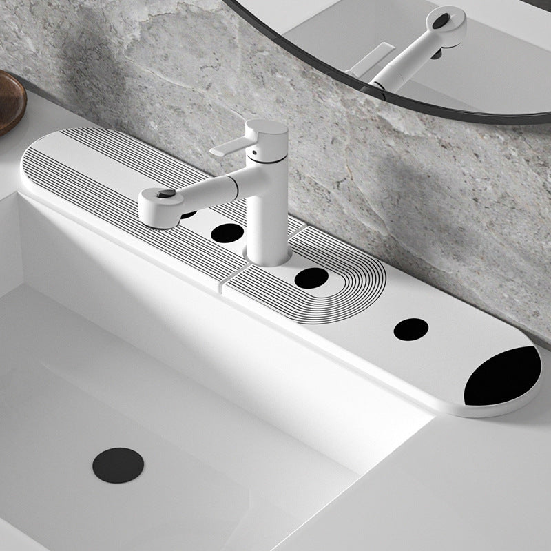 Decorative Sink Faucet Protector Mat