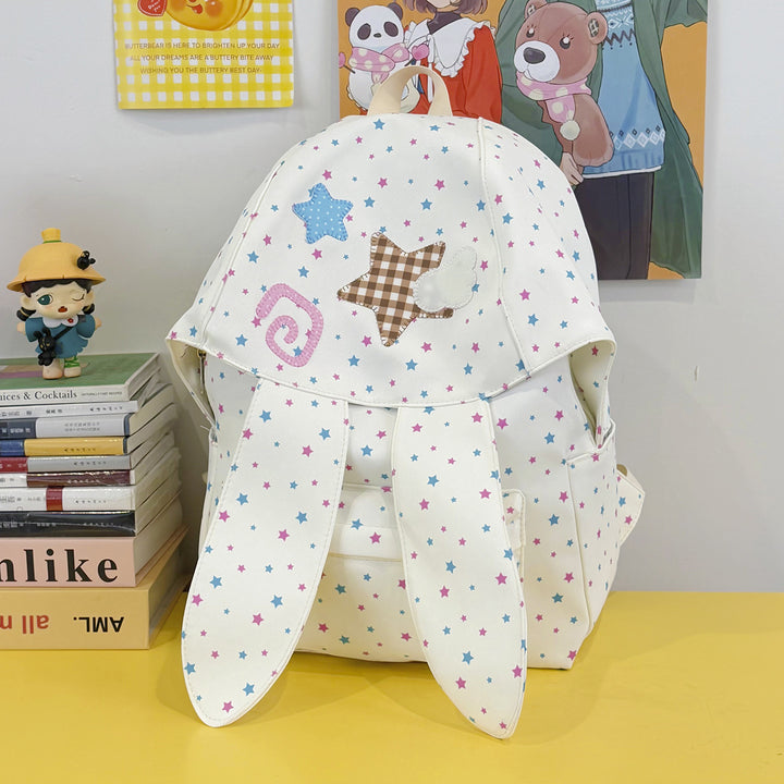 Cute Bunny-Ear Decorative Backpack Kalsten
