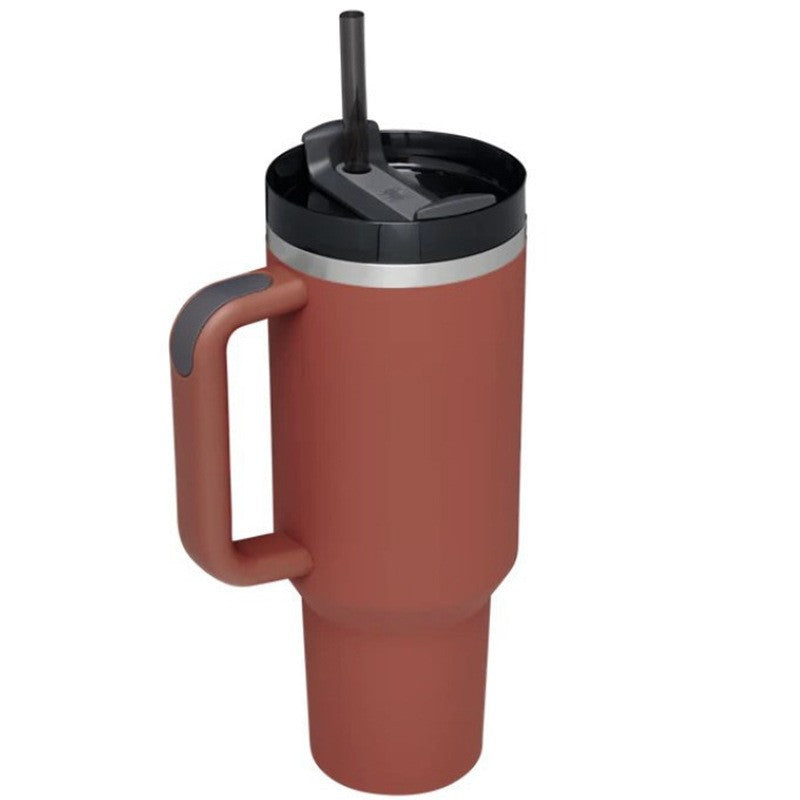 Ladies Insulated Mug with Handle and Practical Straw Kalsten