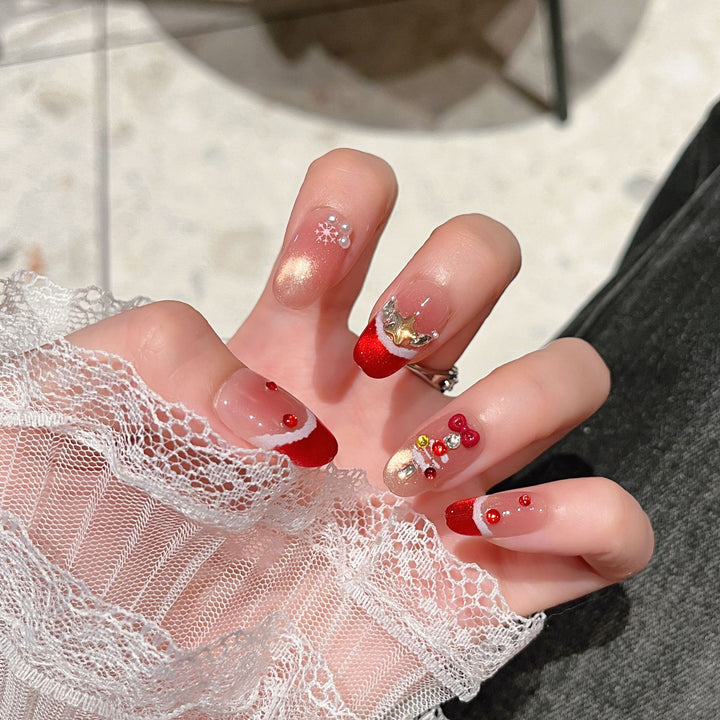 Themed Decorative Press-On Nail Art Kalsten