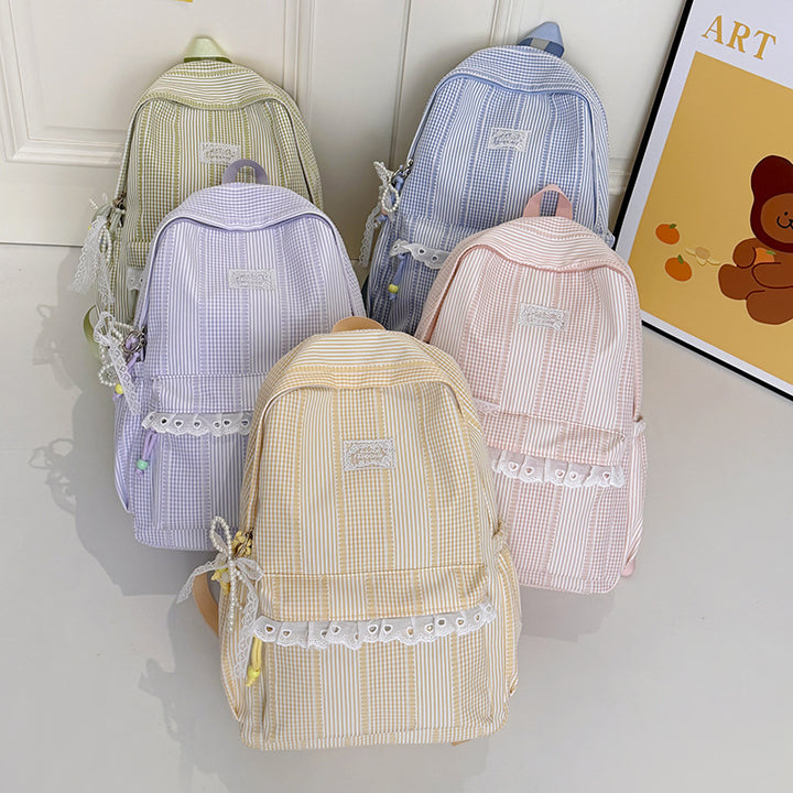 Stylish Striped Design Backpack Kalsten