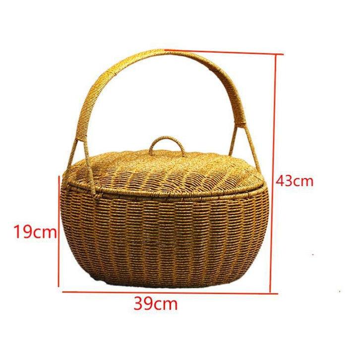 Handmade Woven Storage Basket Kalsten