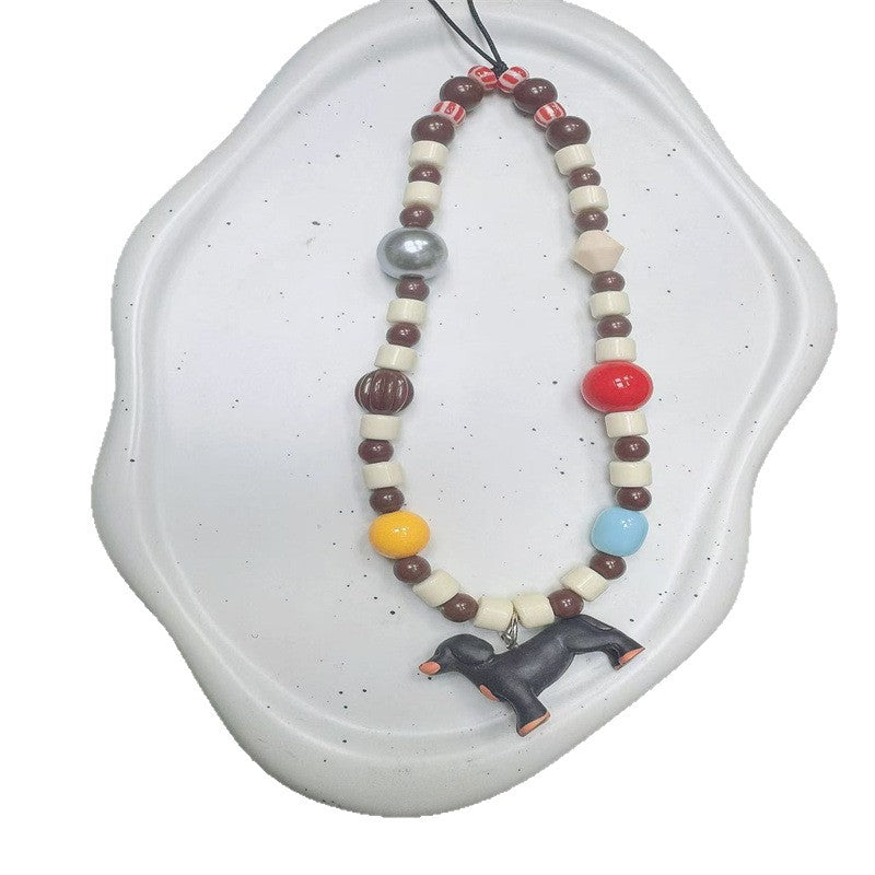 Beaded Animal Charm Necklace Kalsten